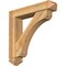 Ekena Millwork Legacy Arts and Crafts Rough Sawn Bracket w/ Offset Brace, Western Red Cedar, 6"W x 28"D x 28"H BKT0604X28X28LEC03RWR - alternate 1